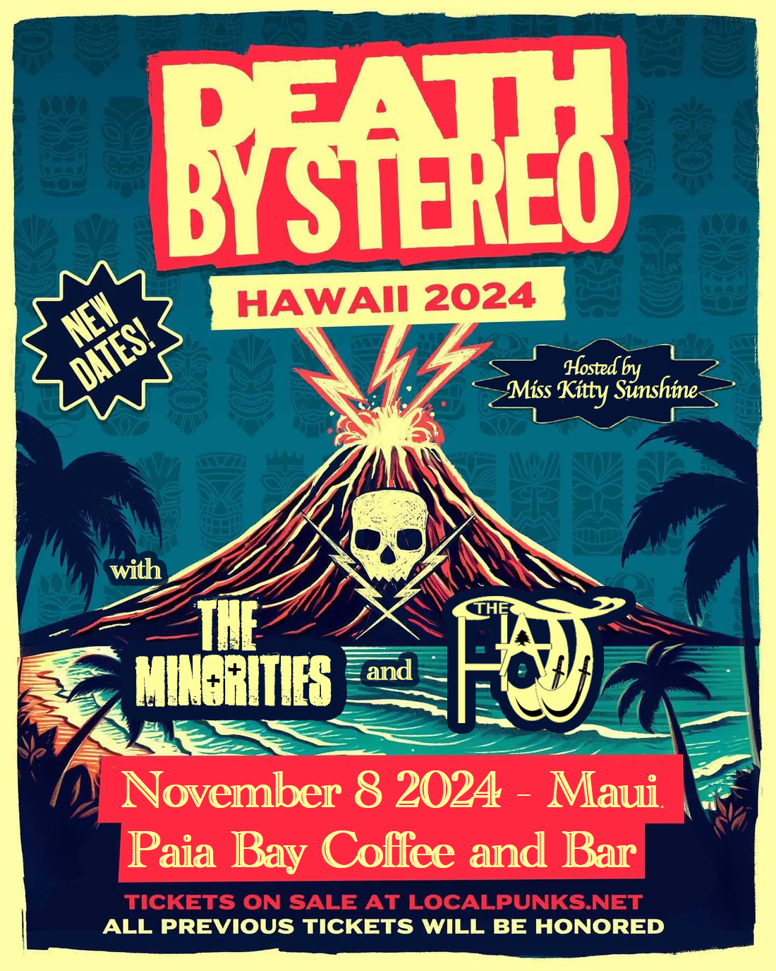 Death By Stereo - Maui (NEW DATE)