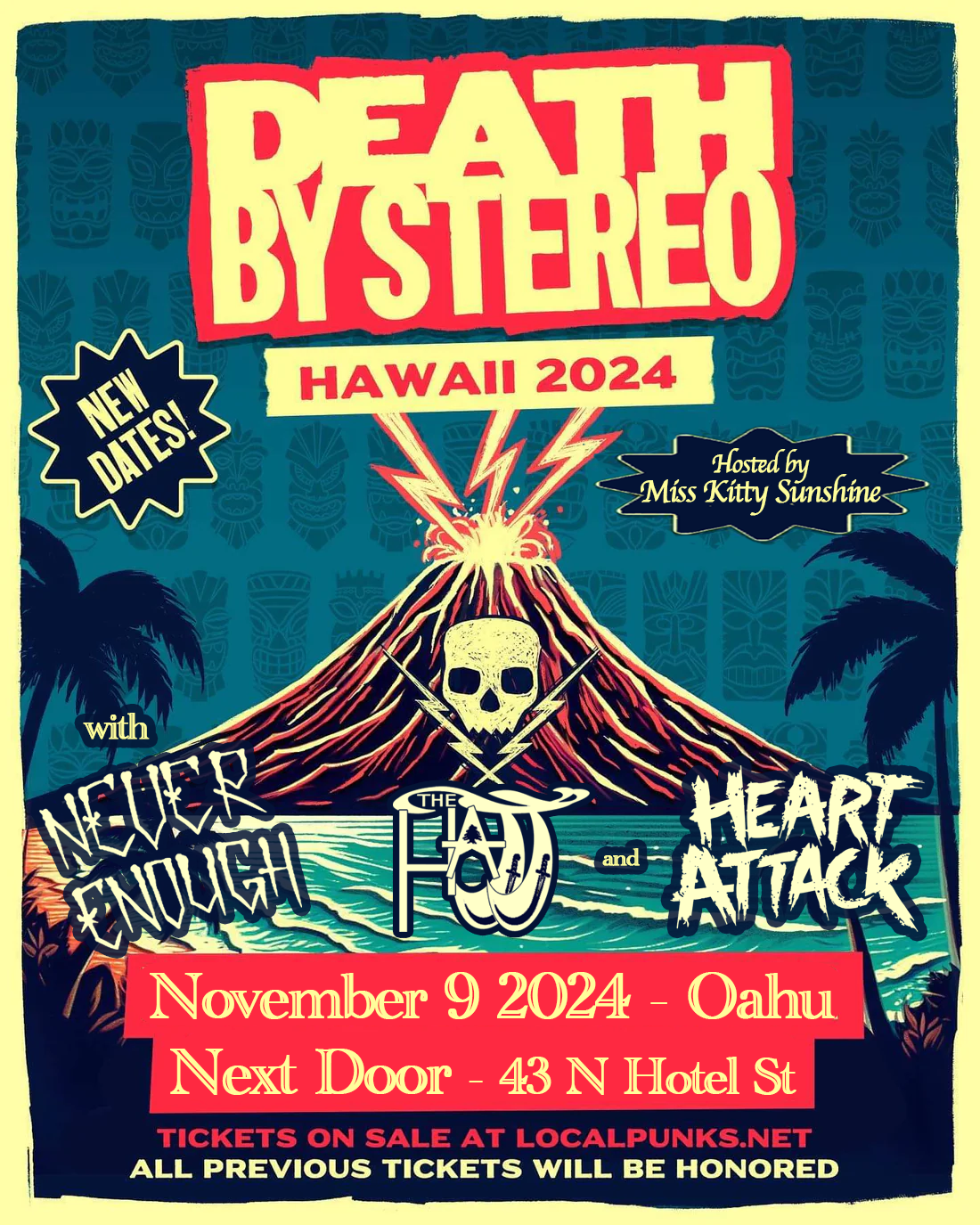 Death By Stereo - Honolulu (NEW DATE)