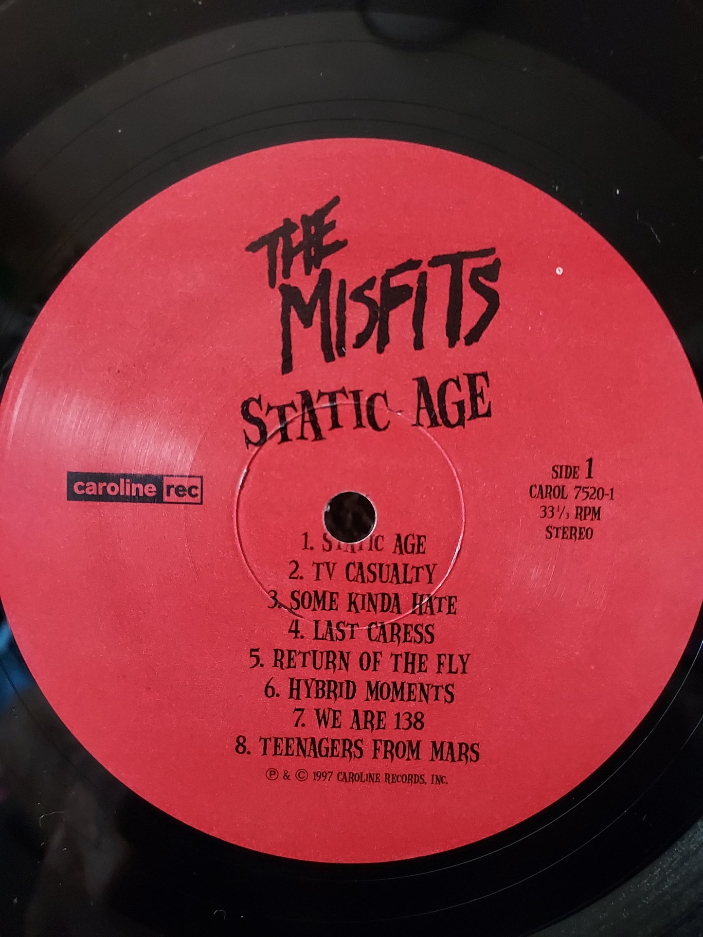 Misfits-Static Age- Ist Pressing